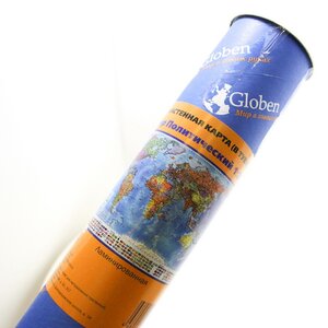 Политическая карта мира 101*70 см, 1:32М, в тубусе Globen фото 2