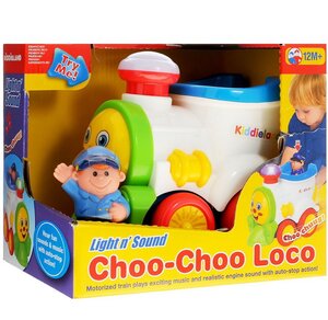 Развивающая игрушка Забавный паровозик, 16 см Kiddieland фото 4