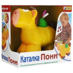 Музыкальная игрушка-каталка Пони 17 см Kiddieland фото 2