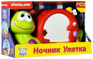 Музыкальный ночник-проектор Улитка, 26 см Kiddieland (Киддилэнд) фото 3