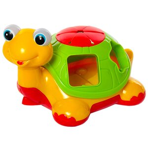 Развивающая игрушка - каталка Черепаха-Знайка со звуком и светом, русский язык Kiddieland фото 2