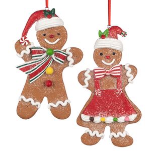 Набор елочных игрушек Пряничные Эльфы - Xmas Bakery 14 см, 2 шт, подвеска