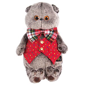 Мягкая игрушка Кот Басик в жилете 30 см Budi Basa фото 1