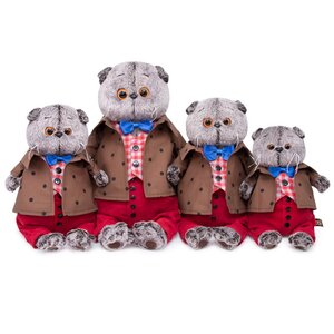 Мягкая игрушка Кот Басик в костюме с бантом 30 см Budi Basa (Буди Баса) фото 5