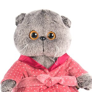 Мягкая игрушка Кот Басик в халате 30 см Budi Basa (Буди Баса) фото 4
