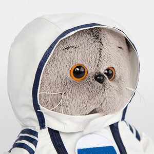 Мягкая игрушка Кот Басик в костюме космонавта 25 см Budi Basa фото 4