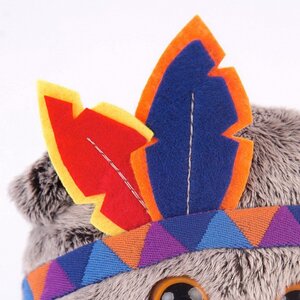 Мягкая игрушка Кот Басик в костюме индейца 25 см Budi Basa фото 2