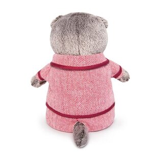 Мягкая игрушка Кот Басик в красном пиджаке и брюках в ёлочку 25 см Budi Basa фото 3