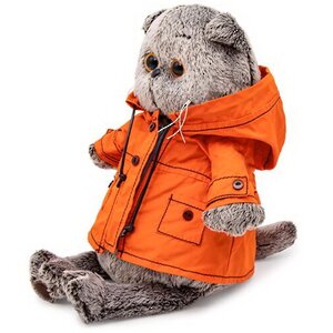 Мягкая игрушка Кот Басик в куртке с капюшоном 22 см Budi Basa фото 2