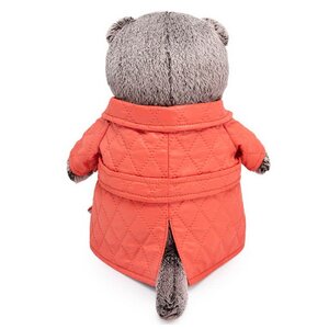 Мягкая игрушка Кот Басик в стеганом пальто 22 см Budi Basa фото 3