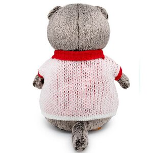 Мягкая игрушка Кот Басик в свитере с сердцем 25 см Budi Basa фото 3