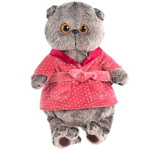 Мягкая игрушка Кот Басик в халате 30 см