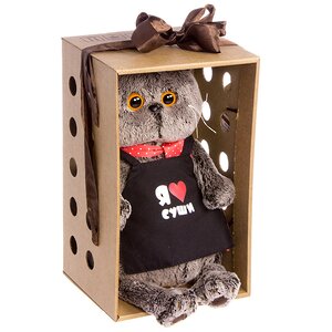 Мягкая игрушка Кот Басик суши-шеф 25 см Budi Basa (Буди Баса) фото 3