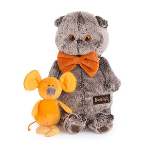 Мягкая игрушка Кот Басик с мышкой Миленой