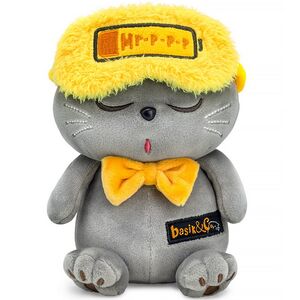 Мягкая игрушка Кот Басик - На подзарядке 16 см, коллекция Эмоции