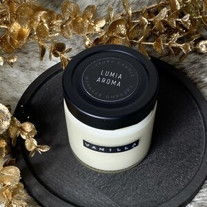 Ароматическая соевая свеча Vanilla, 40 часов горения Lumia Aroma фото 3