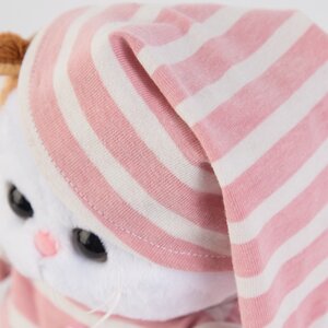 Мягкая игрушка Кошечка Лили Baby в полосатой пижамке 20 см Budi Basa фото 2