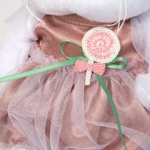 Мягкая игрушка Кошечка Лили Baby в платье с леденцом 20 см Budi Basa фото 2