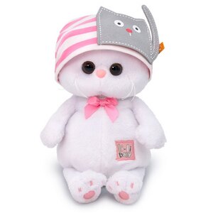 Мягкая игрушка Кошечка Лили Baby в шапочке с кошечкой 20 см