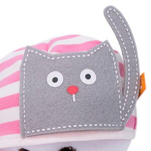Мягкая игрушка Кошечка Лили Baby в шапочке с кошечкой 20 см Budi Basa фото 3