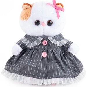 Мягкая игрушка Кошечка Лили Baby в сером платье 20 см Budi Basa фото 1