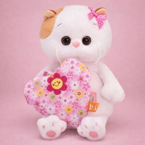Мягкая игрушка Кошечка Лили Baby с сердечком 20 см