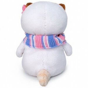 Мягкая игрушка Кошечка Лили Baby в полосатом шарфике 20 см Budi Basa фото 3