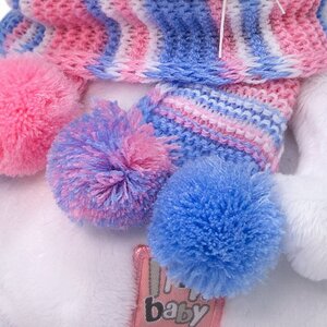 Мягкая игрушка Кошечка Лили Baby в полосатом шарфике 20 см Budi Basa фото 4