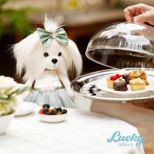 Мягкая игрушка Собака Lucky Mimi: Розовый бутон 25 см Orange Toys фото 2