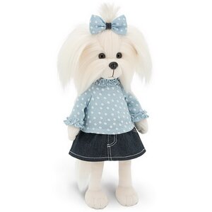 Мягкая игрушка на каркасе Собака Lucky Mimi: Джинсовое лето 25 см