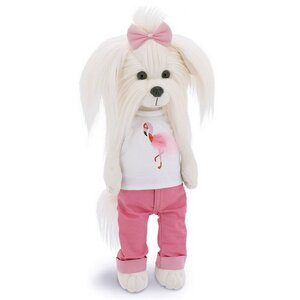 Мягкая игрушка Собака Lucky Mimi: Цвет настроения Фламинго 25 см Orange Toys фото 1