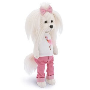 Мягкая игрушка Собака Lucky Mimi: Цвет настроения Фламинго 25 см Orange Toys фото 3