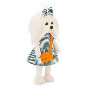 Мягкая игрушка на каркасе Собака Lucky Mimi: Полосатое настроение 25 см Orange Toys фото 3