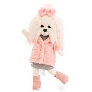 Мягкая игрушка на каркасе Собака Lucky Mimi: Модная зима 25 см Orange Toys фото 2