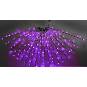 Светодиодный занавес 2*1 м, 200 синих/красных/фиолетовых LED с плавной сменой цвета, черный ПВХ Snowhouse фото 2