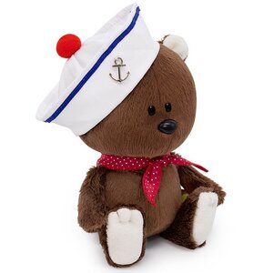 Мягкая игрушка Медведь Федот в морском берете с якорем 15 см коллекция Лесята Budi Basa фото 2