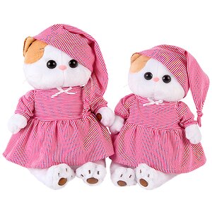 Мягкая игрушка Кошечка Лили в розовой пижамке 24 см Budi Basa фото 5
