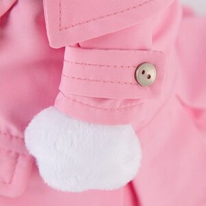 Мягкая игрушка Кошечка Лили в розовом плаще с серым бантиком 24 см Budi Basa фото 4