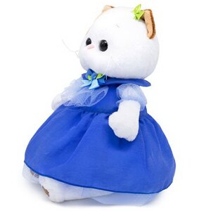 Мягкая игрушка Кошечка Лили в синем платье 27 см Budi Basa фото 3