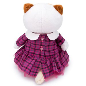 Мягкая игрушка Кошечка Лили в платье в клетку 24 см Budi Basa фото 4