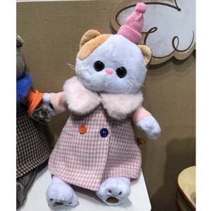 Мягкая игрушка Кошечка Лили в комбинированном пальто 24 см Budi Basa фото 5