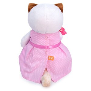 Мягкая игрушка Кошечка Лили в розовом платье с букетом 27 см Budi Basa фото 4