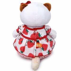 Мягкая игрушка Кошечка Лили в блузке с клубничками 24 см Budi Basa фото 3