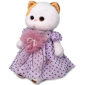 Мягкая игрушка Кошечка Лили в нежно-сиреневом платье 24 см Budi Basa фото 2