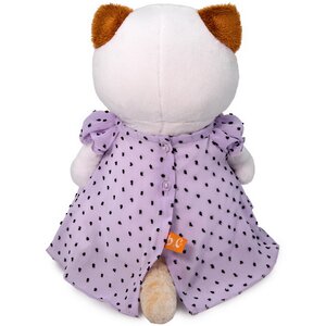 Мягкая игрушка Кошечка Лили в нежно-сиреневом платье 27 см Budi Basa фото 4