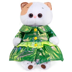 Мягкая игрушка Кошечка Лили в плаще с баской
