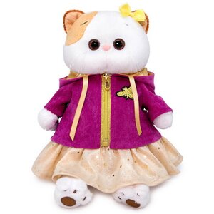 Мягкая игрушка Кошечка Лили в куртке с пчелкой