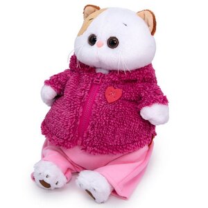 Мягкая игрушка Кошечка Лили в теплом костюме с сердечком 24 см Budi Basa фото 2