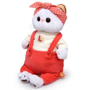 Мягкая игрушка Кошечка Лили в трикотажном костюме 27 см Budi Basa фото 2