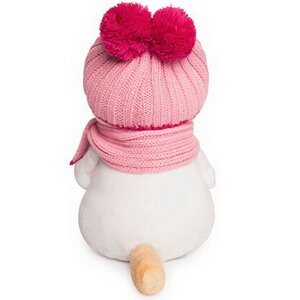 Мягкая игрушка Кошечка Лили в розовой шапке с шарфом 24 см Budi Basa фото 3